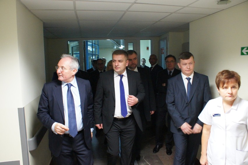 Kalisz: Minister zdrowia Bartosz Arłukowicz odwiedził kaliski szpital. ZDJĘCIA