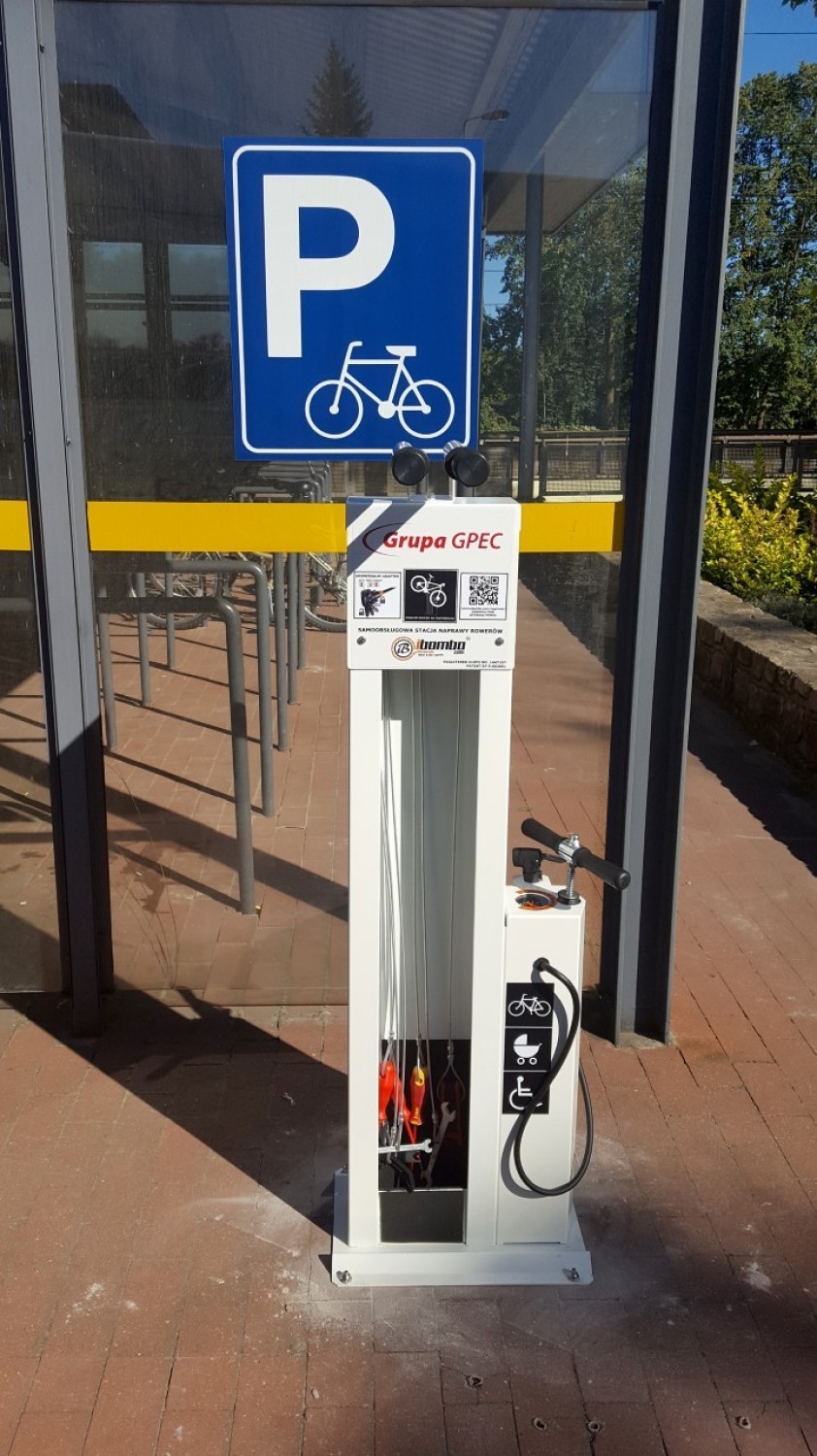 Sopocka stacja naprawy rowerów – wizualizacja