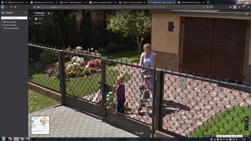 Mieszkańcy osiedla Górki w Łowiczu na Google Street View. Kogo złapała kamera? [ZDJĘCIA]