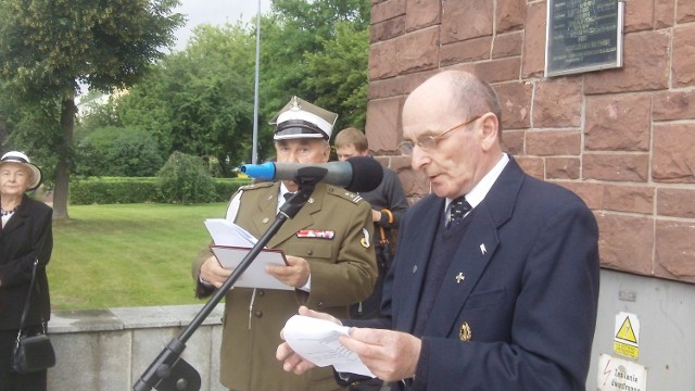 Marek Rusek, prezes zarządu Koła Koleżeńskiego 24 Pułku Ułanów w Kraśniku