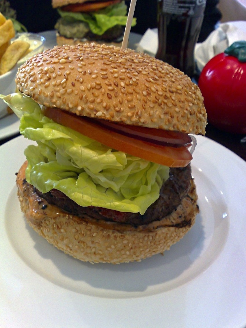 Scotch Beef, Smoked Chilli Mayo, Salad & Cajun Relish...