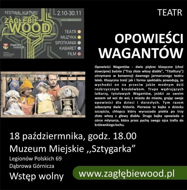 Muzeum Miejskie Sztygarka zaprasza na przedstawienie