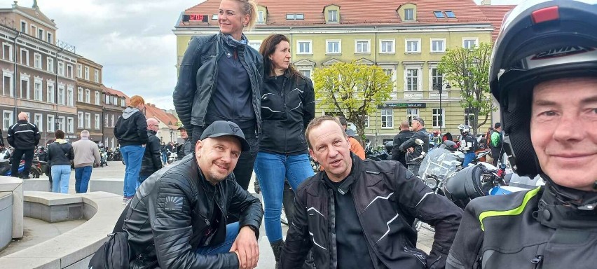 Motór Budzyń na rozpoczęciu sezonu motocyklowego w Gnieźnie