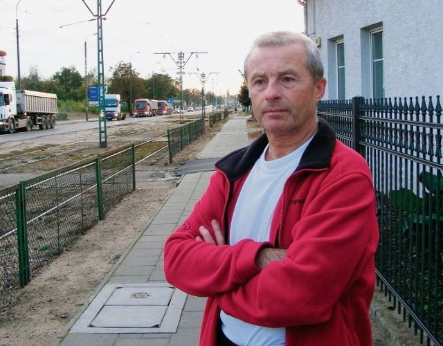 Zdzisław Szreder uważa, że mieszkańcy z ulicy Grunwaldzkiej są lekceważeni przez urzędników