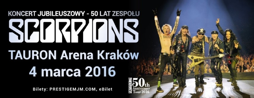 4 marca 2016 r., godz. 20:30

Legendarna formacja Scorpions...