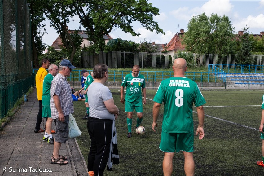 Turniej piłkarski oldbojów był w minioną sobotę na stadionie...