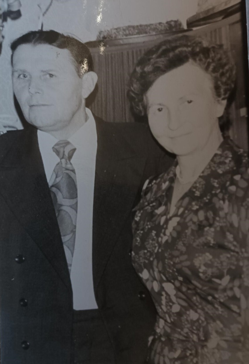 Melania Myśliwiec z mężem Ludwikiem