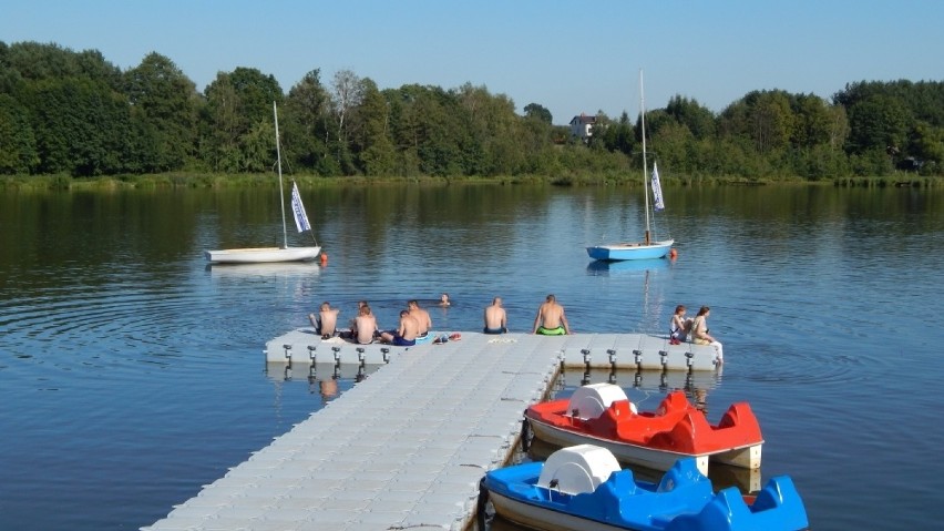 Pionki. Gorące pożegnanie wakacji nad Stawem Górnym