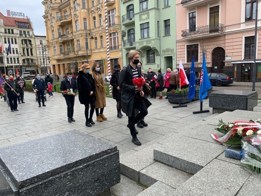 W upamiętnieniu 1 maja uczestniczyli bydgoski poseł Jan...