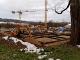 W Tarnowie widać już mury bloków na nowym osiedlu TTBS - Słoneczny Stok. Miasto przeprowadzi kolejny nabór chętnych na wynajem mieszkań