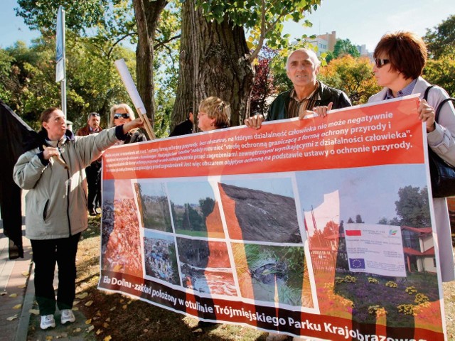 Mieszkańcy już wielokrotnie protestowali przeciw Eko Dolinie