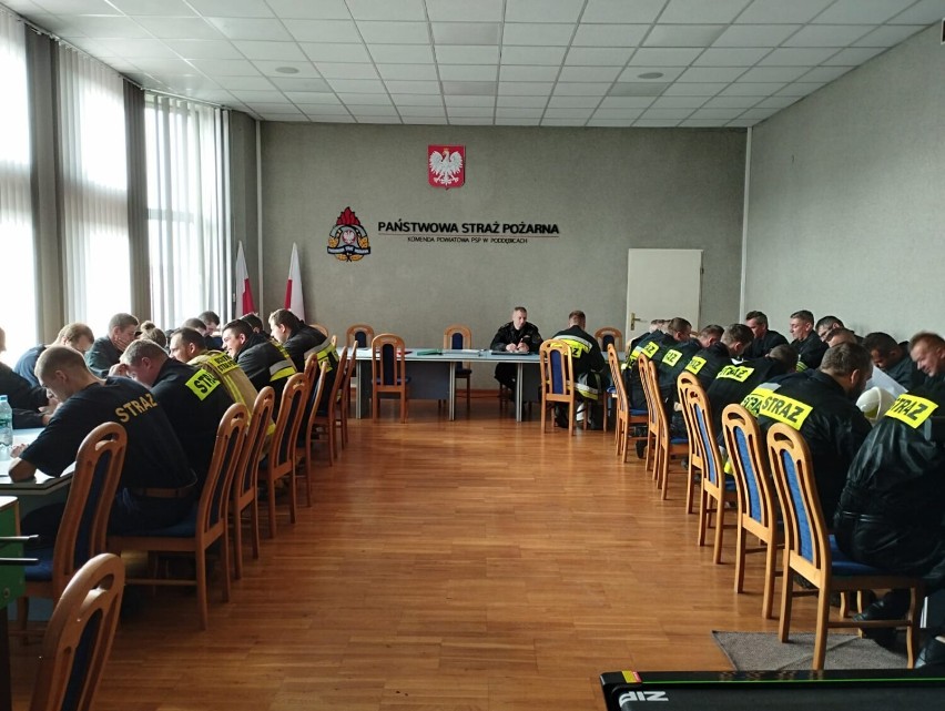 Strażacy-ochotnicy z powiatu poddębickiego przeszkoleni FOTO