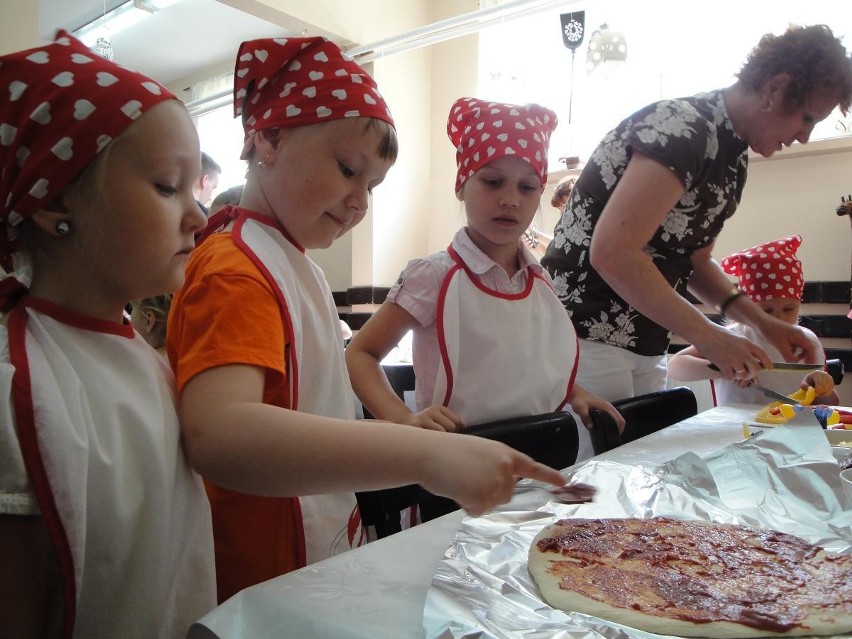 Śrem: przedszkolaki wystartowały w konkursie wypieku pizzy