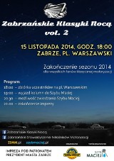 Zabrzańskie Klasyki Nocą vol. 2. Druga odsłona nocnego zlotu samochodów