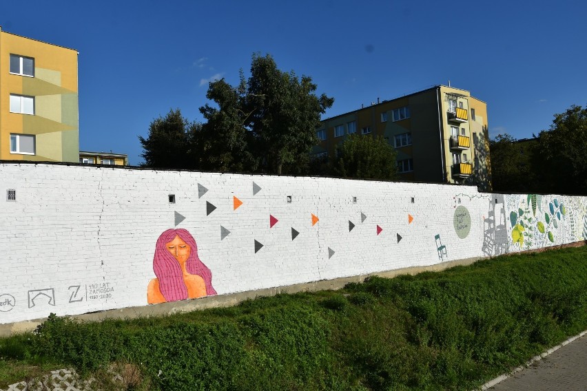Powstał teatralny mural w Zamościu