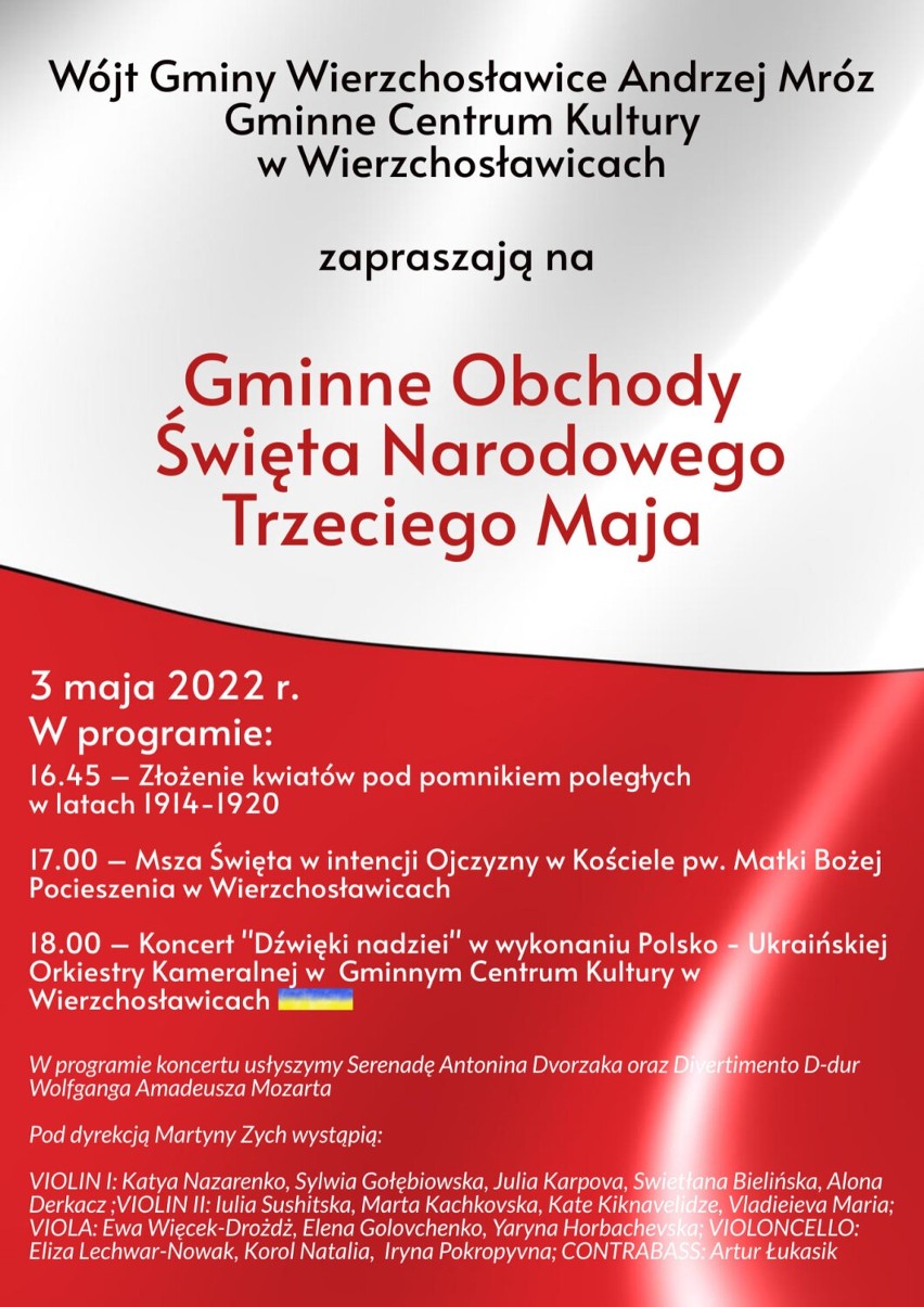 Program obchodów w Wierzchosławicach