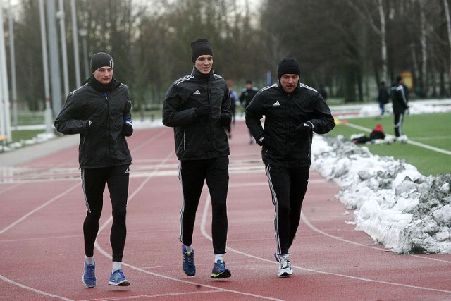 Pierwszy trening piłkarzy Miedzi Legnica