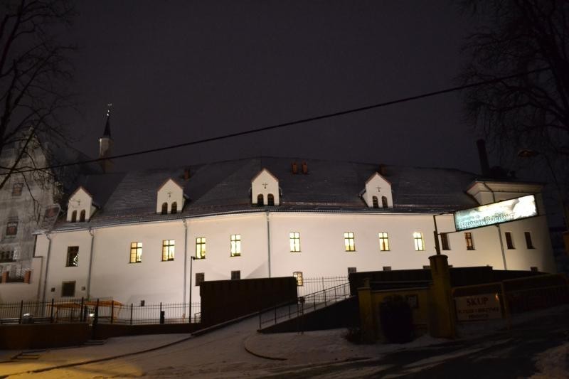 Migawki z Raciborza - Zamek Piastowski w zimową noc [ZDJĘCIA]