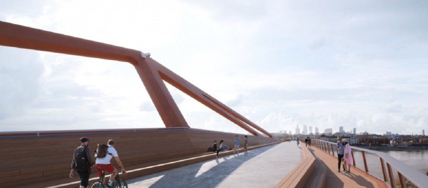 Ogłoszono przetarg na budowę nowego mostu pieszo-rowerowego...
