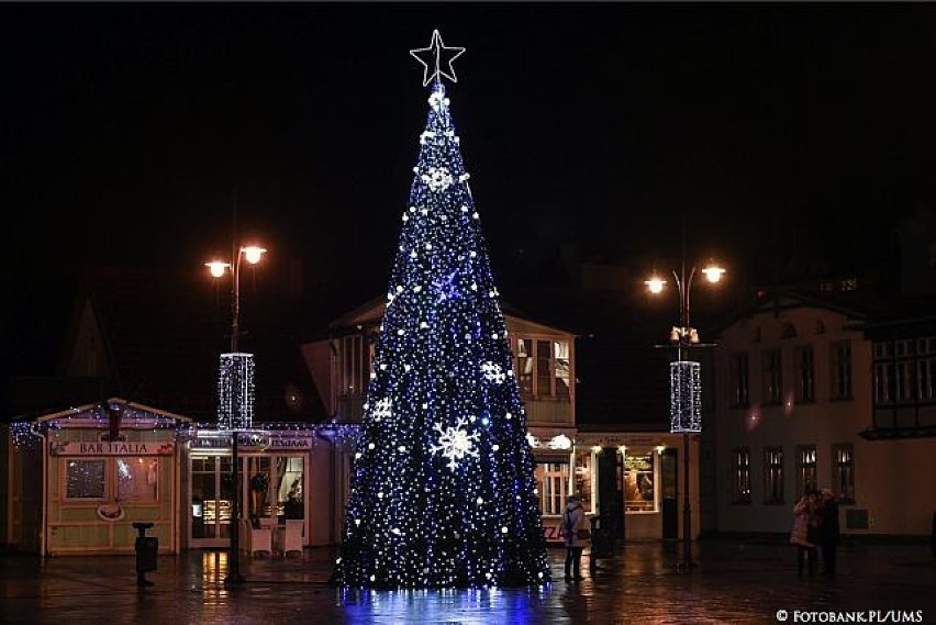 Świąteczny Sopot. Miasto przystrojono w choinki, girlandy i kurtyny świetlne [zdjęcia]