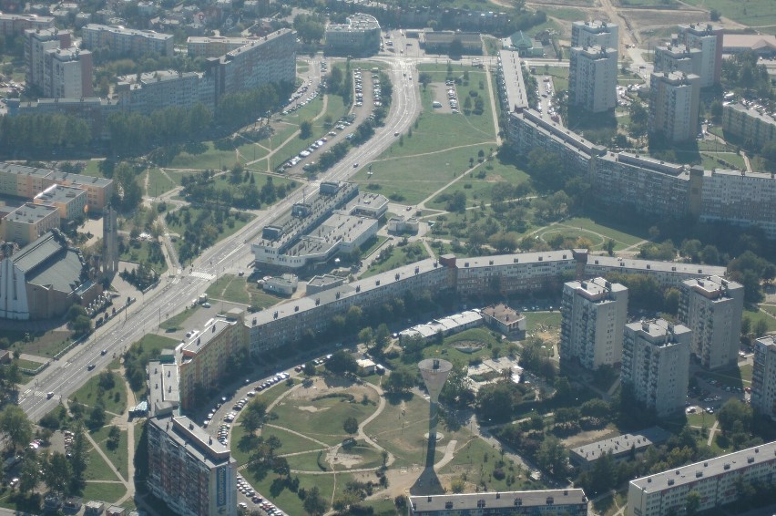 Zobacz Lubin z lotu ptaka! Odnajdź znajome bloki, ulice, budynki, parki i skwery...