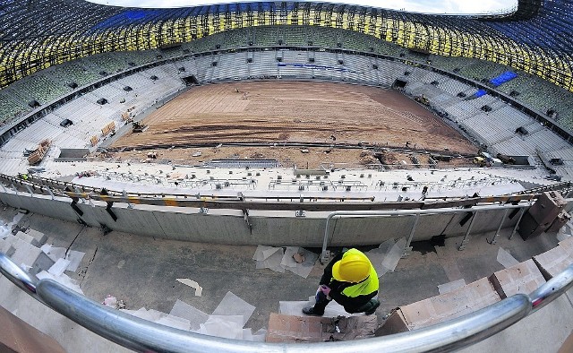 Opóźnienie budowy PGE Areny może kosztować nawet kilkanaście milionów złotych.