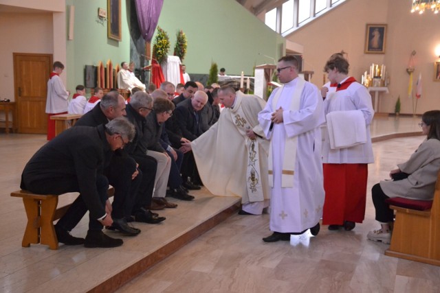 Wielki Czwartek w parafii Bł. Michała Kozala Biskupa i Męczennika w Lipnie