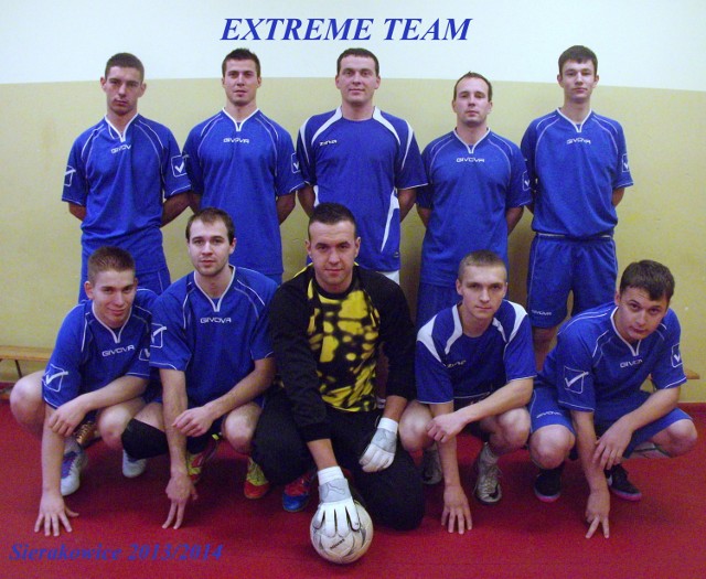 Liga Halowa Sierakowice 2013/2014 - zespół Extreme Team