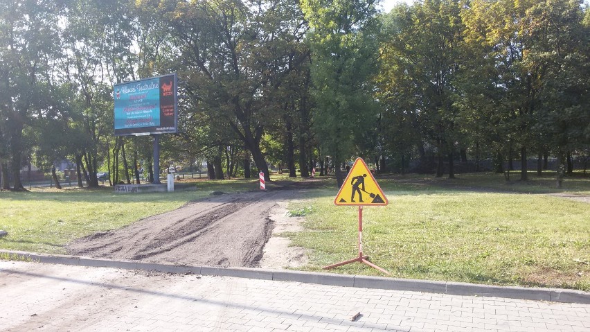 W Szombierkach budują ciąg pieszo-jezdny łączący Przedszkola nr 39 z parkingiem przy Tesco