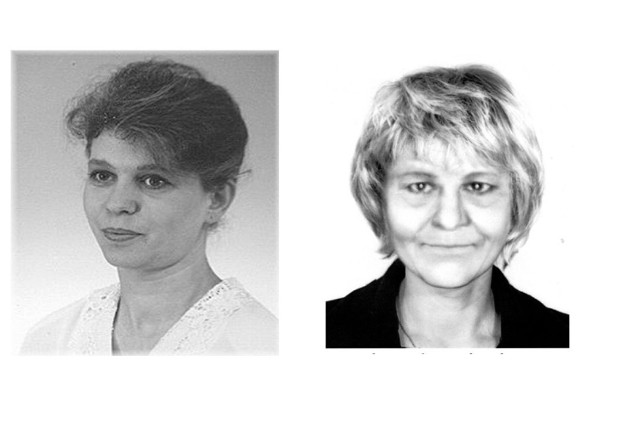 Joanna Lewandowska z Grudziądza. Na zdjęciu od lewej: 7 lat temu. Na zdjęciu od prawej: przypuszczalny obecny wygląd Joanny Lewandowskiej.
