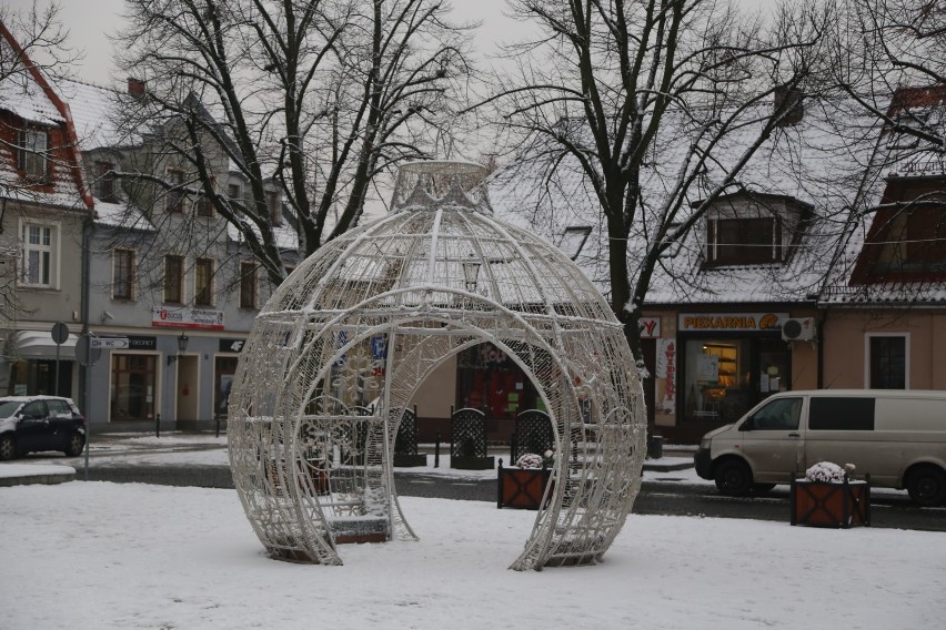 W Wolsztynie spadł pierwszy śnieg!