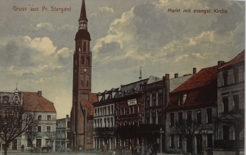Miasto i kościół przed 1920 r.