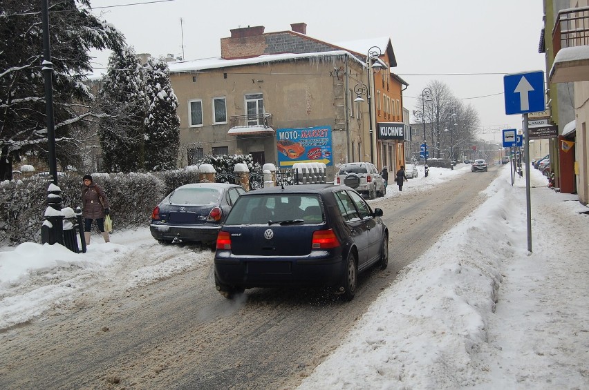 Zima na olkuskich drogach (zdjęcie z archiwum)