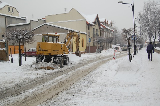 Zima na olkuskich drogach (zdjęcie z archiwum)