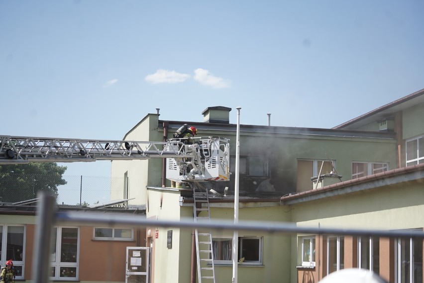 Pożar szkoły w Cypriance