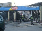 Oława: Wielki pożar sklepu Pepco