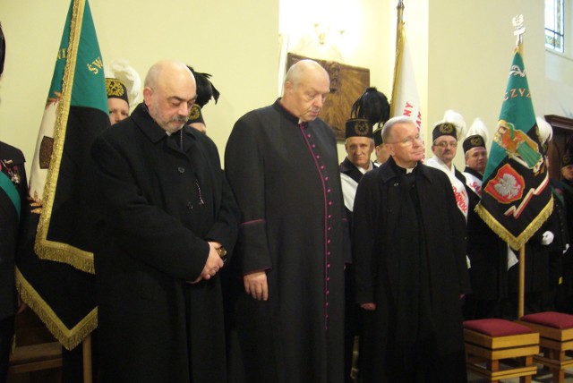 Księża Z. Dołhań, J. Gniatczyk i E. Jankiewicz
