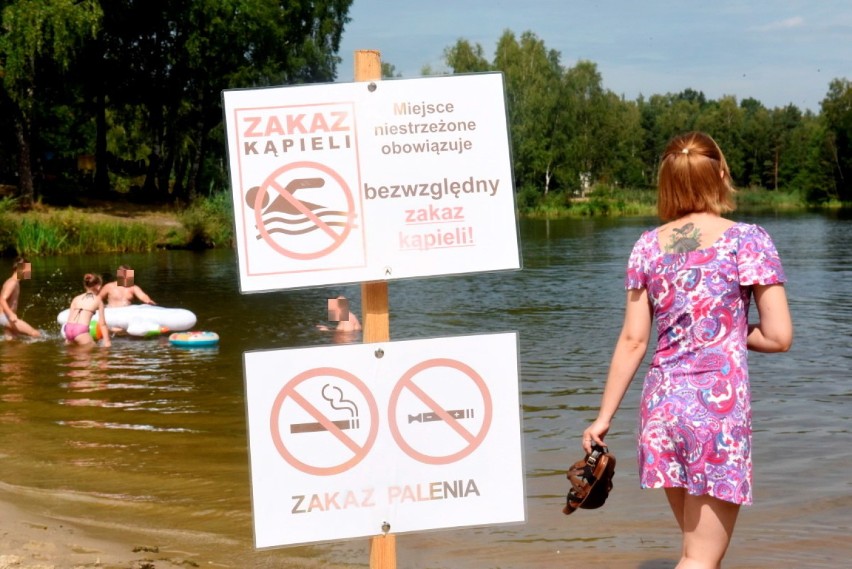 W niedzielne popołudnie, na tzw. basenach w Nowogrodzie...