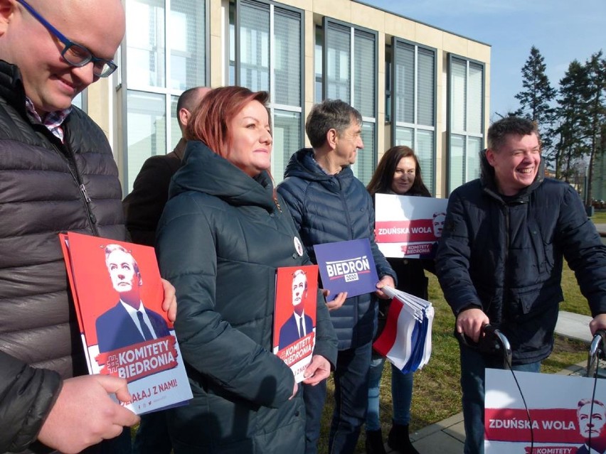 Lewica w Zduńskiej Woli ruszyła z kampanią prezydencką Roberta Biedronia