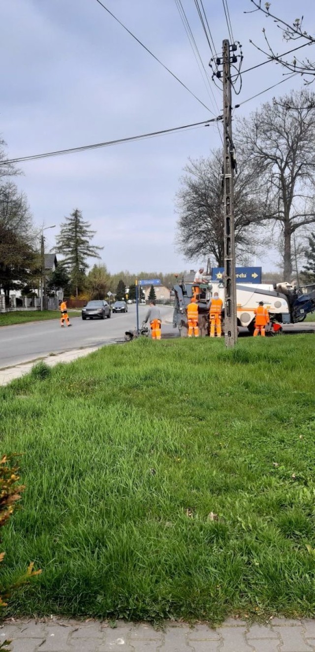 Trwają prace na skrzyżowaniu ulic Pszowskiej i Górniczej w Wodzisławiu Śl.