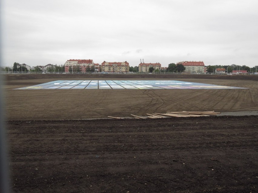 Wrocław: Zasłonili dziurę przy stadionie (ZDJĘCIA)