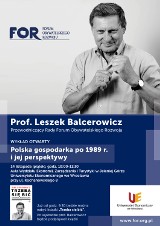 UE Jelenia Góra. Wykład prof. Leszka Balcerowicza