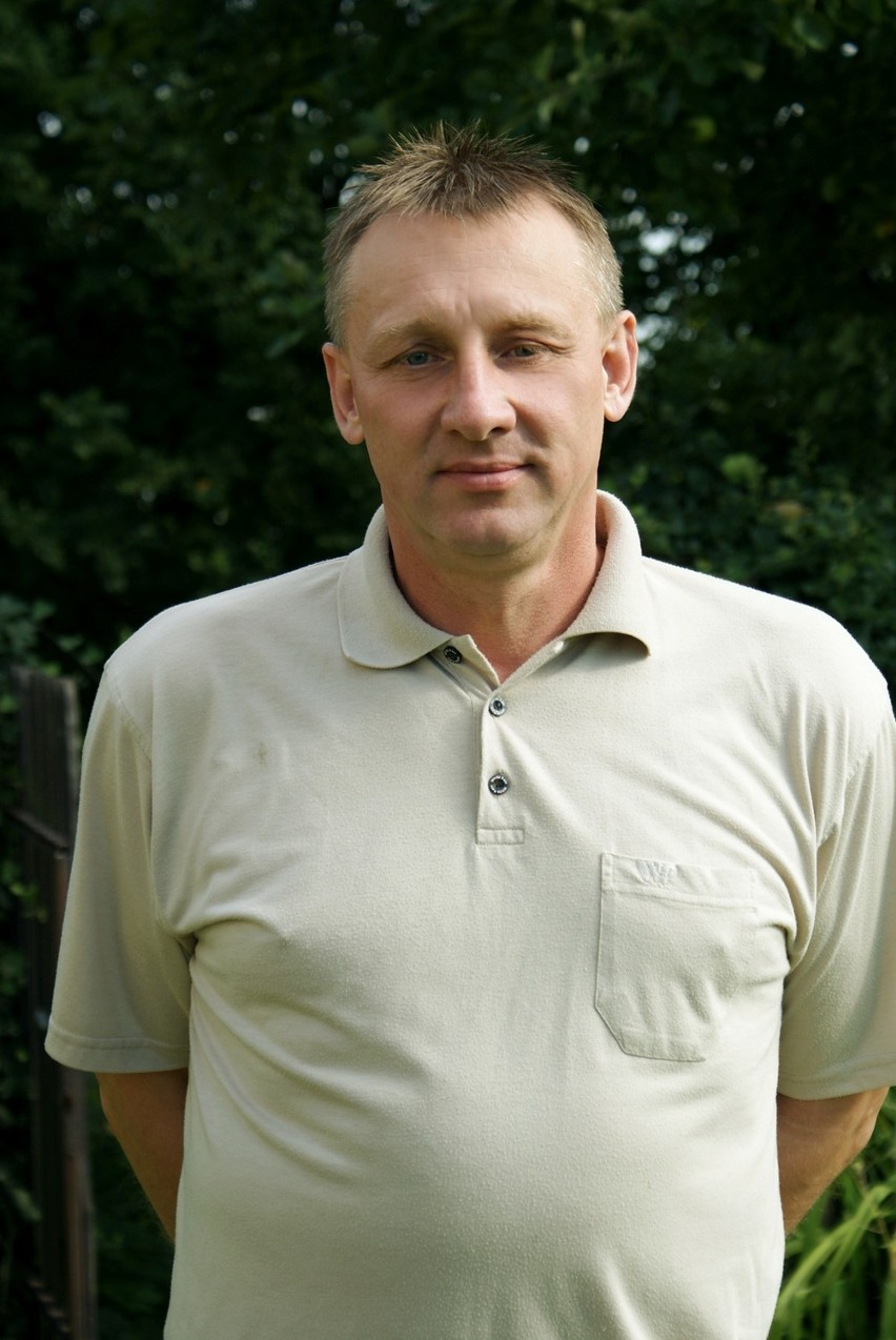 Marek Człapa prowadzi gospodarstwo w Sokolnikach Wielkich