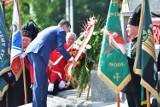 Premier Mateusz Morawiecki pojawił się w Jastrzębiu na uroczystości przy pomniku Porozumienia Jastrzębskiego. ZDJĘCIA