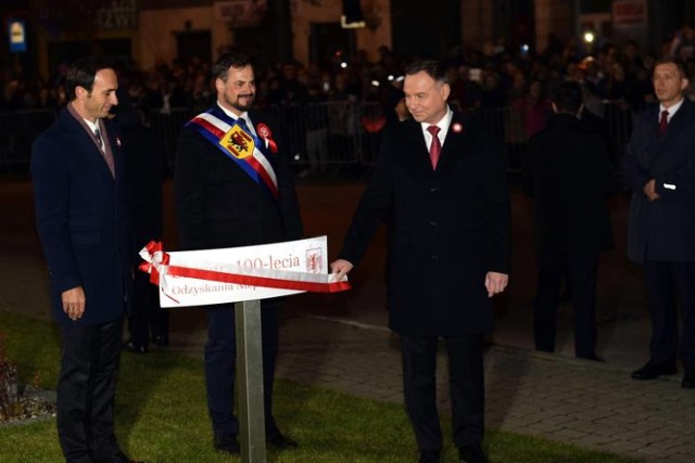 11 listopada 2019 roku w Rypinie gościł prezydent Andrzej Duda