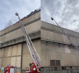 Pożar na terenie stoczni w Gdańsku. Na wyspie Ostrów spaliło się 200 m2 powierzchni dachu. Ewakuowano 600 pracowników 14.09.2022