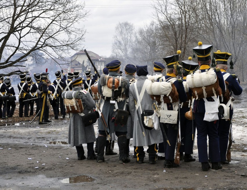 Główną pozycją wojsk polskich był lasek Olszynka otoczony...