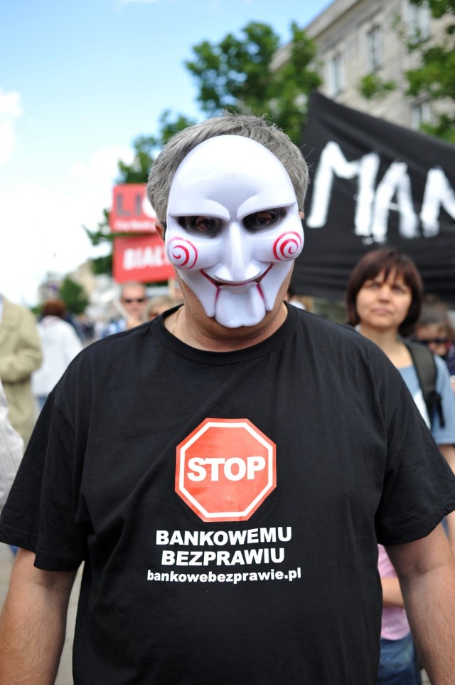 Protest Frankowiczów, Warszawa. "Mamy dość!" [ZDJĘCIA]