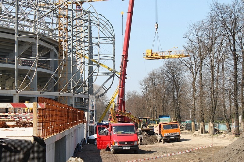 Co nowego na budowie stadionu Górnika Zabrze? [Zdjęcia]