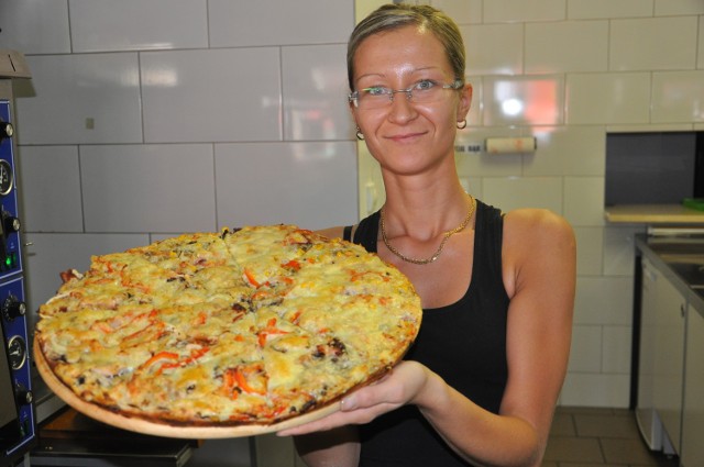 Przyjazny lokal - tytuł trafił do Pizzerii Oregano w Strzegomiu. Na zdjęciu właścicielka Anna Ulanowska